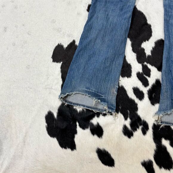 Vintage Big Star Women's Bootcut Flare Distressed Jeans Size 28L - Picture 7 of 16